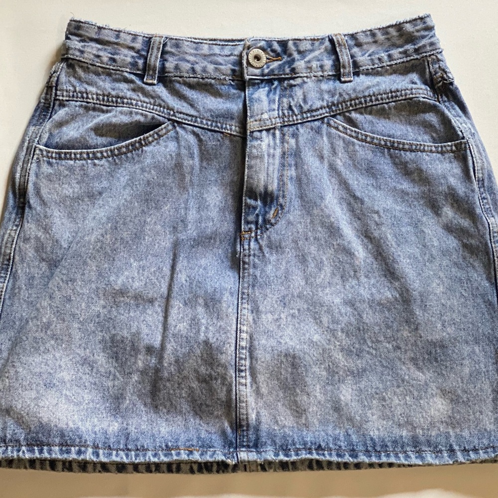 Cotton On A-Line Denim Mini Skirt